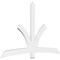 Ekena Millwork Davenport Architectural Grade PVC Gable Bracket, 96"W x 60"H x 2"D x 6"F, 15/12 Pitch GBP096X60X0206DAV00 - alternate 1